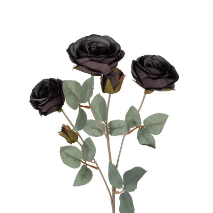 PURPLE BRANCH 21301 Τεχνητό Διακοσμητικό Κλαδί Τριαντάφυλλα Μωβ Y60cm