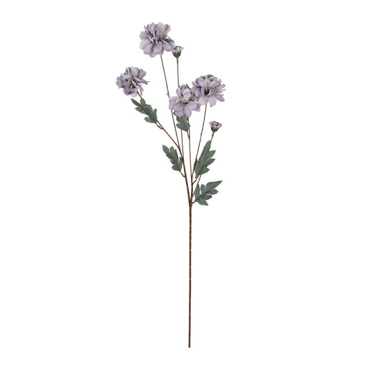 PURPLE CHRYSANTHEMUM BRANCH 21303 Τεχνητό Διακοσμητικό Μωβ Κλαδί Χρυσάνθεμο Y83cm