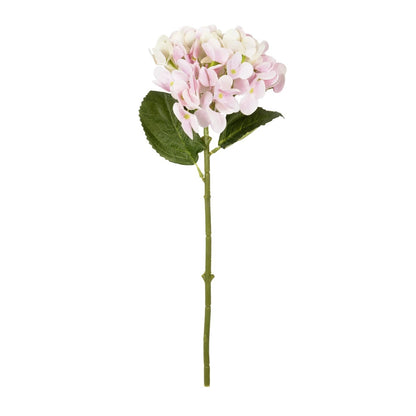 PINK HYDRANGEA BRANCH 21318 Τεχνητό Διακοσμητικό Κλαδί Ροζ Ορτανσία Y48cm