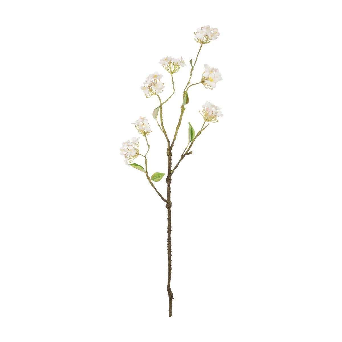 WHITE CHERRY BLOSSOM BRANCH 21320 Τεχνητό Διακοσμητικό Λευκό Κλαδί Κερασίας Y88cm