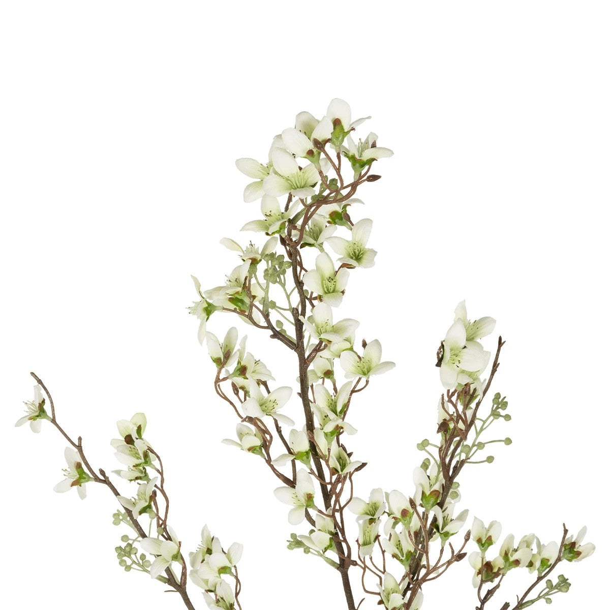 WHITE FORSYTHIA BRANCH 21326 Τεχνητό Διακοσμητικό Λευκό Κλαδί Φορσύθιας Y83cm