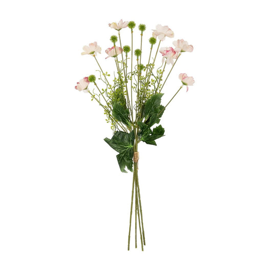 PINK CANAION FLOWER BOUQUET 21327 Τεχνητό Διακοσμητικό Μπουκέτο Ροζ Κάννα Y60cm