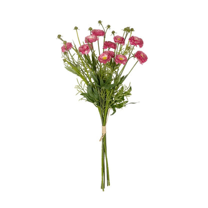PINK CHRYSANTHEMUM BOUQUET 21328 Τεχνητό Διακοσμητικό Μπουκέτο Ροζ Χρυσάνθεμο Y50cm