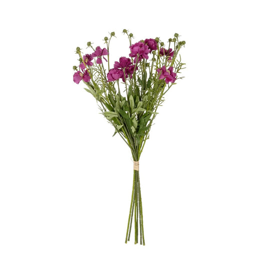PURPLE CHRYSANTHEMUM BOUQUET 21329 Τεχνητό Διακοσμητικό Μπουκέτο Μωβ Χρυσάνθεμο Y50cm