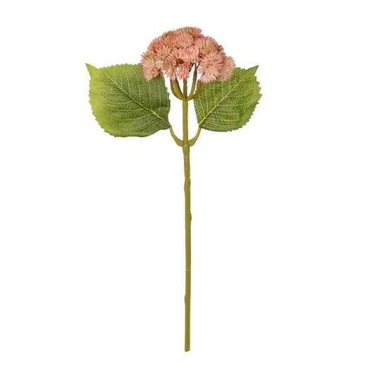 SALMON SEDUM BRANCH 21337 Τεχνητό Διακοσμητικό Κλαδί Ροζ Σέδο Y38cm