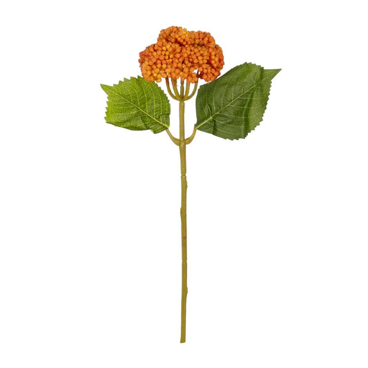 ORANGE SEDUM BRANCH 21338 Τεχνητό Διακοσμητικό Κλαδί Πορτοκαλί Σέδο Y38cm