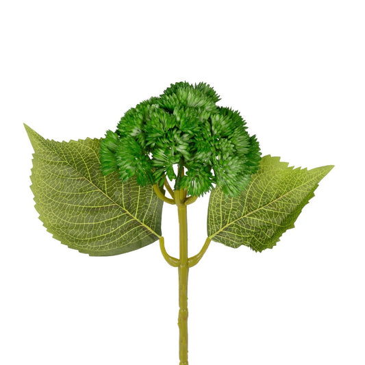 OLIVE GREEN SEDUM BRANCH 21340 Τεχνητό Διακοσμητικό Κλαδί Πράσινο Σέδο Y38cm