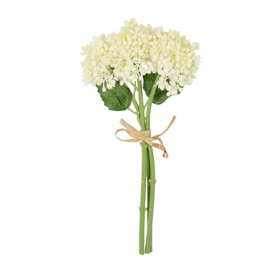 WHITE HYACINTH BOUQUET 21351 Τεχνητό Διακοσμητικό Μπουκέτο Λευκός Υάκυνθος Y30cm