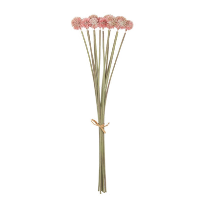 PINK DANDELION BOUQET 21359 Τεχνητό Διακοσμητικό Ταραξάκο Μπουκέτο Y54cm