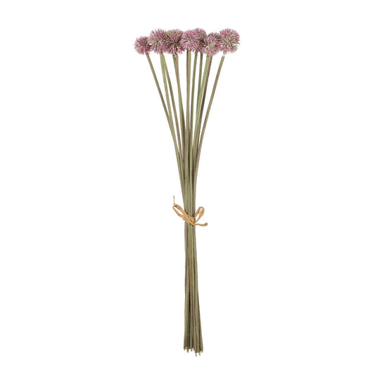 PURPLE DANDELION BOUQET 21360 Τεχνητό Διακοσμητικό Ταραξάκο Μπουκέτο Y54cm
