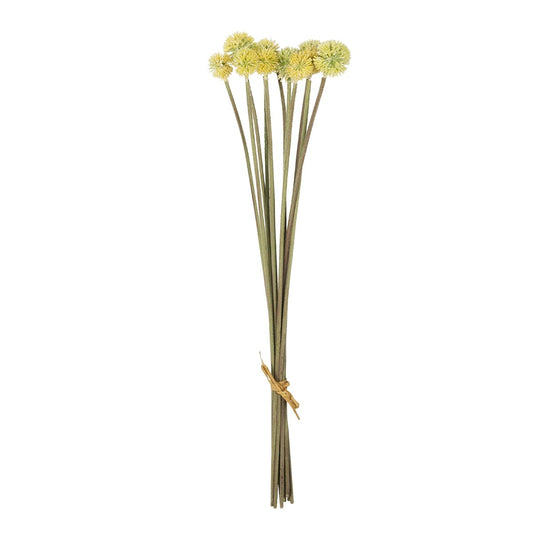 PALE YELLOW DANDELION BOUQET 21363 Τεχνητό Διακοσμητικό Ταραξάκο Μπουκέτο Y54cm