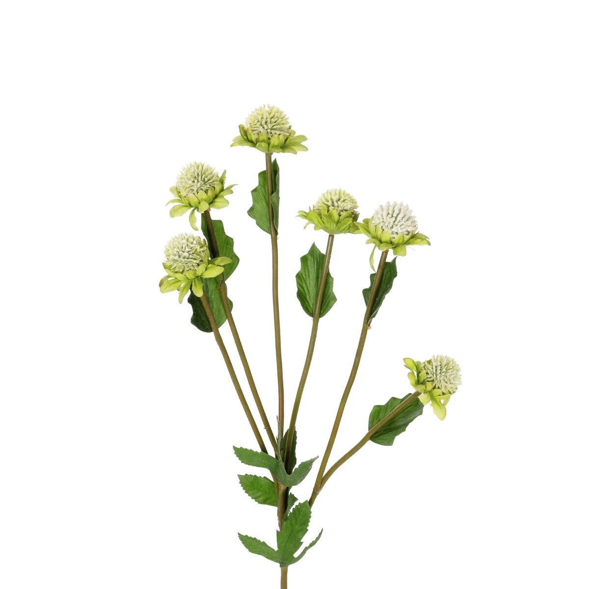 GREEN IRON THREAD BRANCH 21372 Τεχνητό Διακοσμητικό Κλαδί Πράσινο Ασπιδίστρα Y57cm