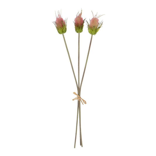 PINK VELVET FRUIT BOUQET 21377 Τεχνητό Διακοσμητικό Μπουκέτο Βερμπάσκο Y56cm