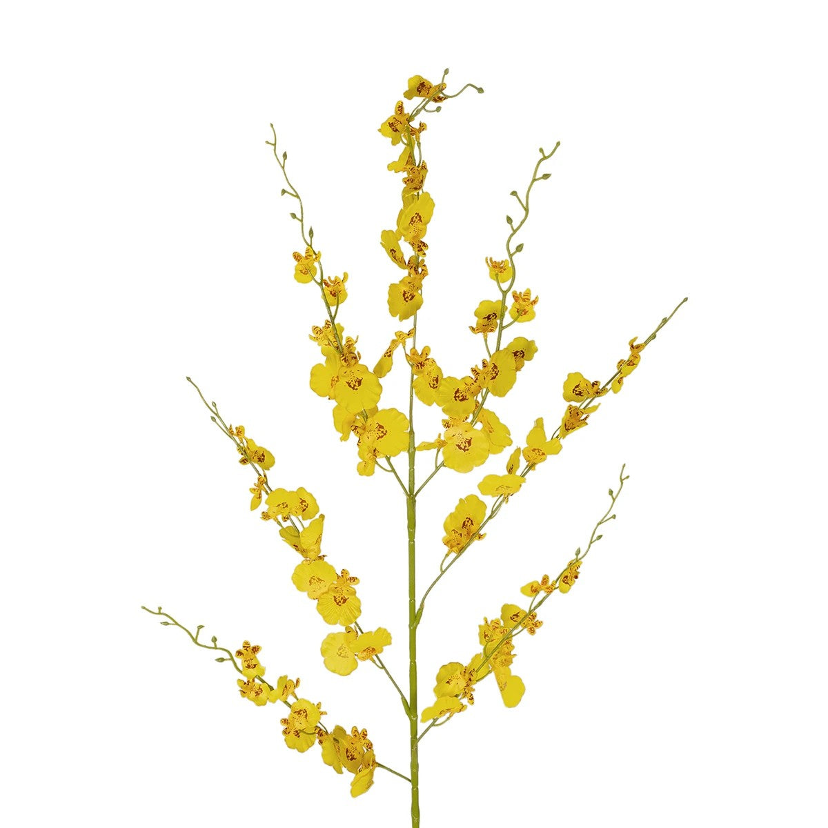YELLOW DANCE ORCHID BRANCH 21414 Τεχνητό Διακοσμητικό Κλαδί Κίτρινη Ορχιδέα Y110cm