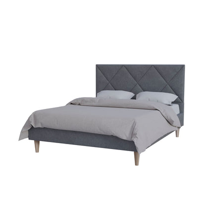 Κρεβάτι Fortuna Γκρι 160x200εκ