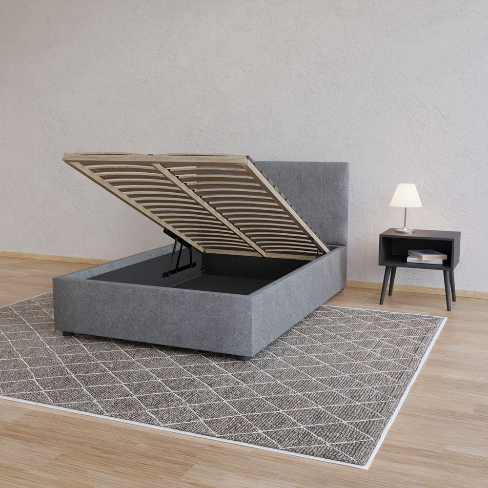 Κρεβάτι Billy Γκρι 120x200εκ