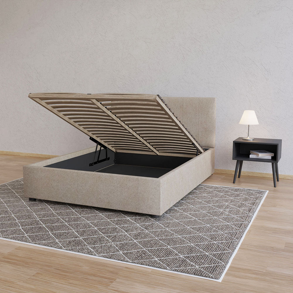 Κρεβάτι Billy Μπεζ 140x200εκ