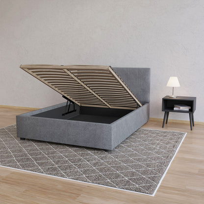 Κρεβάτι Billy Γκρι 140x200εκ