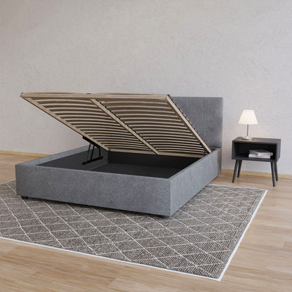 Κρεβάτι Billy Γκρι 160x200εκ