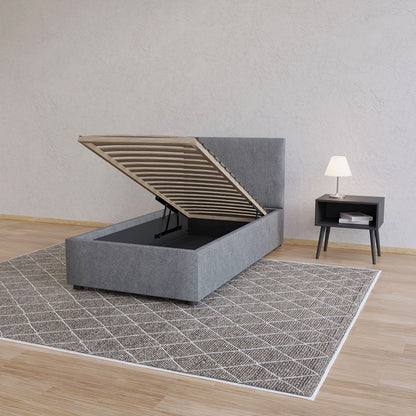 Κρεβάτι Billy Γκρι 90x200εκ