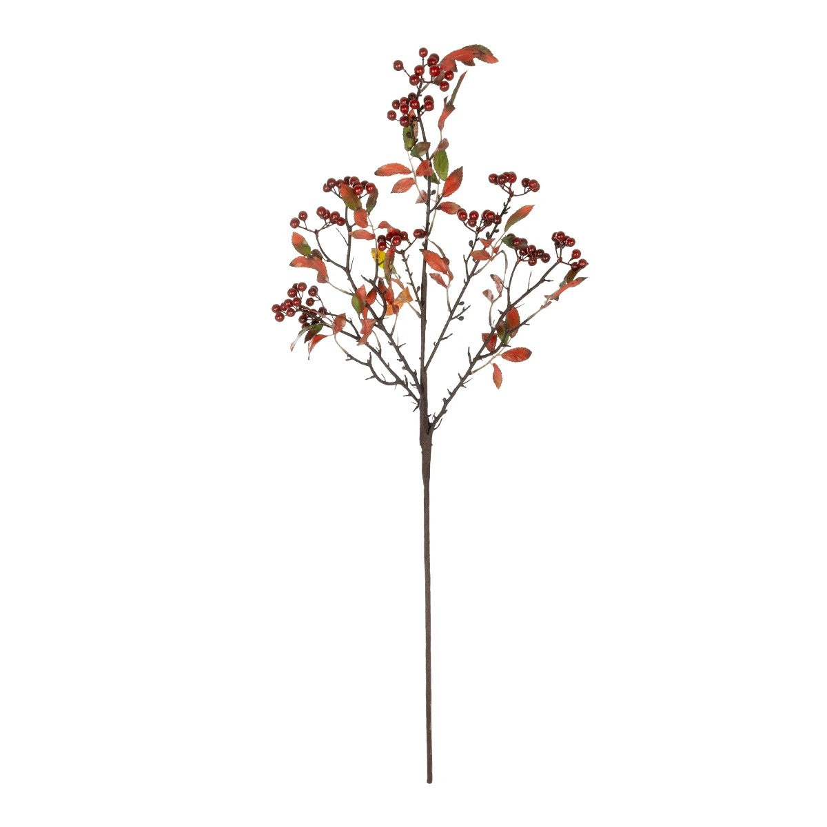 BROWN BERRIES FRUIT BRANCH 21444 Τεχνητό Διακοσμητικό Κλαδί Κάφε Γκί Y94cm