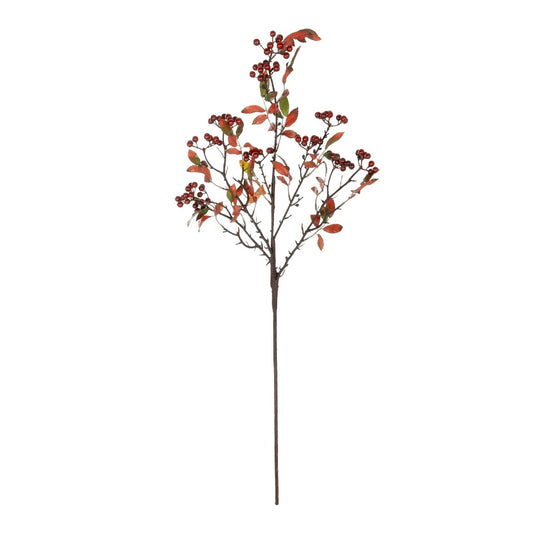 BROWN BERRIES FRUIT BRANCH 21444 Τεχνητό Διακοσμητικό Κλαδί Κάφε Γκί Y94cm