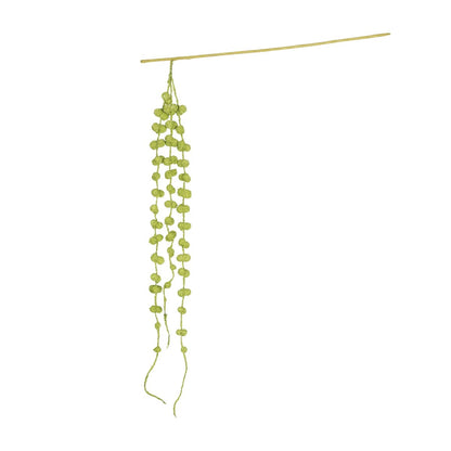 GREEN AMARANTHUS FRUIT BRANCH 21453Τεχνητό Διακοσμητικό Κλαδί Πράσινος Αμάρανθος Y60cm