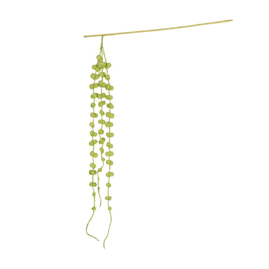 GREEN AMARANTHUS FRUIT BRANCH 21453Τεχνητό Διακοσμητικό Κλαδί Πράσινος Αμάρανθος Y60cm