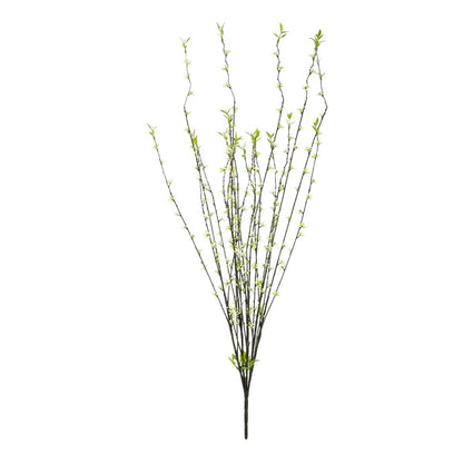 GREEN WILLOW FLOWER BRANCH 21458 Τεχνητό Διακοσμητικό Κλαδί Λευκή Ιτιά Y86cm