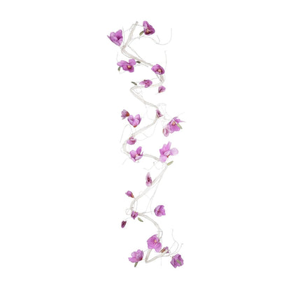 MAGNOLIA FLOWER VINE 21471 Τεχνητό Διακοσμητικό Φυτό Λευκή & Ροζ Μανόλια Μ20 x Π20 x Υ300