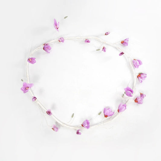 MAGNOLIA FLOWER VINE 21471 Τεχνητό Διακοσμητικό Φυτό Λευκή & Ροζ Μανόλια Μ20 x Π20 x Υ300