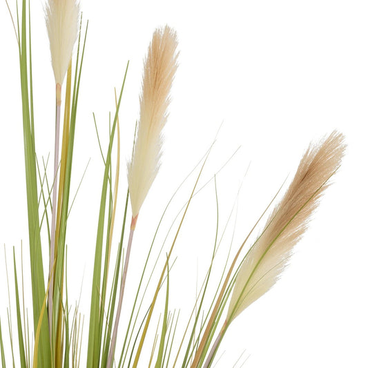PAMPAS GRASS 21478 Τεχνητό Διακοσμητικό Φυτό Μπεζ & Πράσινο Πάμπας Μ90 x Π40 x Υ150