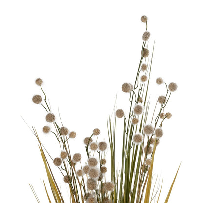 CRASPEDIA GRASS 21479 Τεχνητό Διακοσμητικό Φυτό Κρασπέδια Υ120cm