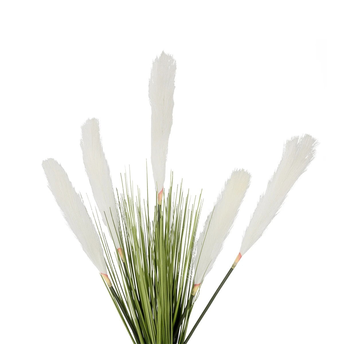WHITE PAMPAS GRASS BRANCH 21485 Τεχνητό Διακοσμητικό Κλαδί Λευκό Πάμπας Y88cm