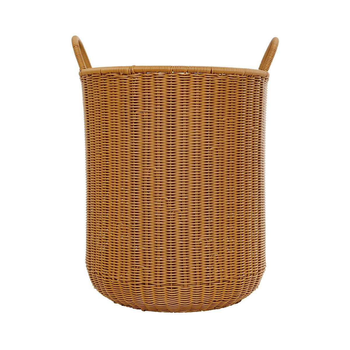 TORINO 21492 Διακοσμητικό Πλεκτό Καλάθι - Κασπώ Γλάστρα - Flower Pot Μπεζ Φ37cm x Υ52cm