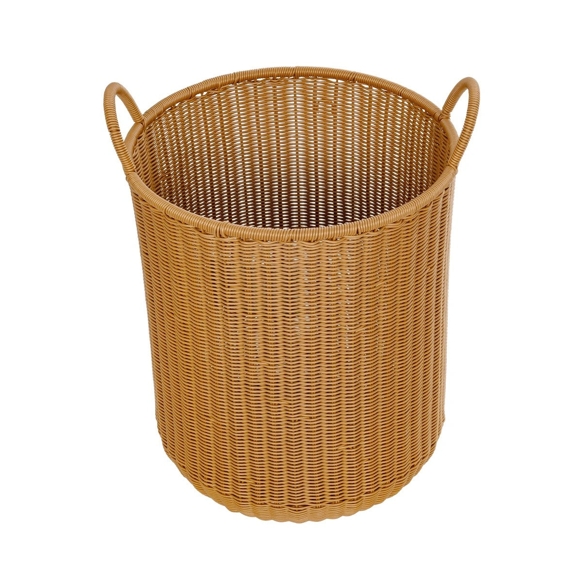 TORINO 21492 Διακοσμητικό Πλεκτό Καλάθι - Κασπώ Γλάστρα - Flower Pot Μπεζ Φ37cm x Υ52cm