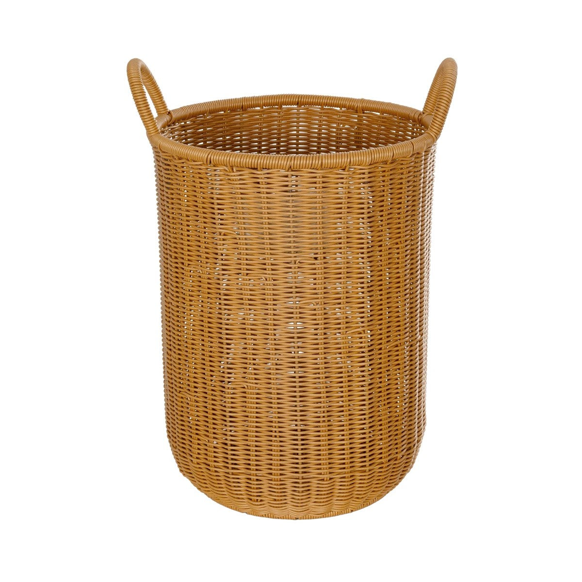 TORINO 21493 Διακοσμητικό Πλεκτό Καλάθι - Κασπώ Γλάστρα - Flower Pot Μπεζ Φ31cm x Υ47cm