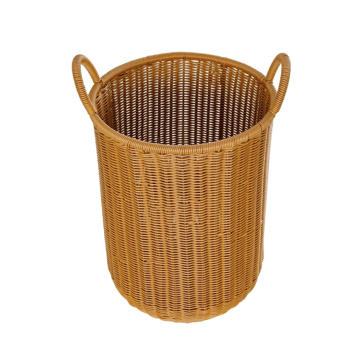 TORINO 21493 Διακοσμητικό Πλεκτό Καλάθι - Κασπώ Γλάστρα - Flower Pot Μπεζ Φ31cm x Υ47cm