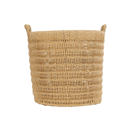 BARBADOS 21499 Διακοσμητικό Πλεκτό Καλάθι - Κασπώ Γλάστρα - Flower Pot Μπεζ Μ28 x Π28 x Υ26