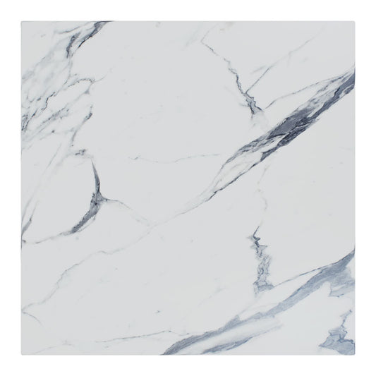 Table Top Solace Werzalit White Marble 70x70cm 35cm Thick