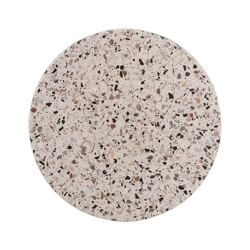 Mala Werzalit Table Top Grey-Beige Ø60cm 25mm Thickness