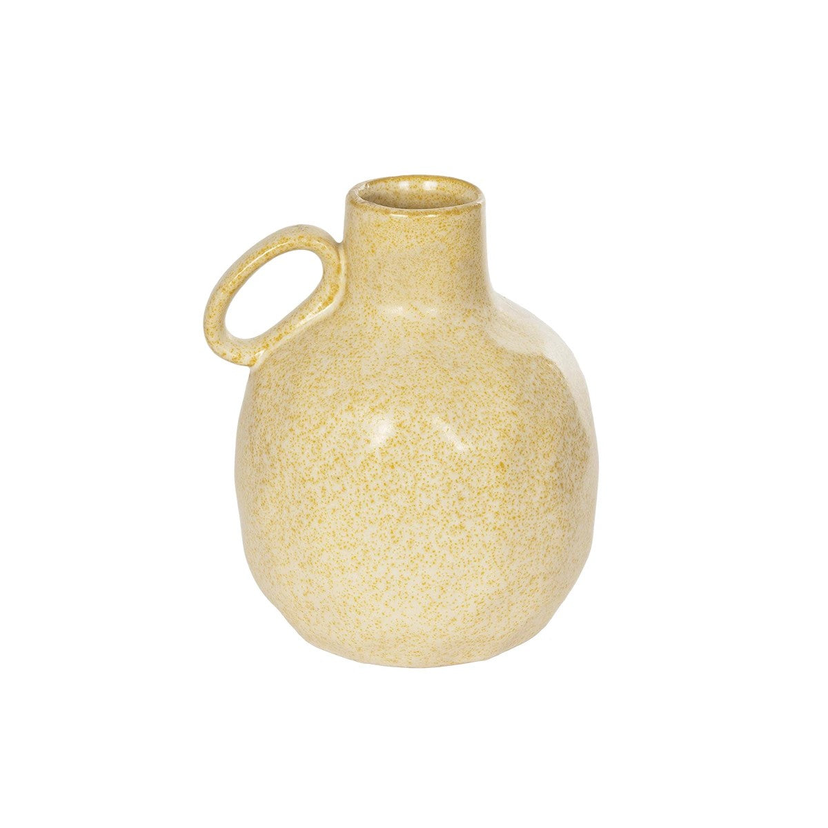 SCHEELITE 21507 Διακοσμητικό Κεραμικό Βάζo Μπεζ Φ15 x Υ17 cm