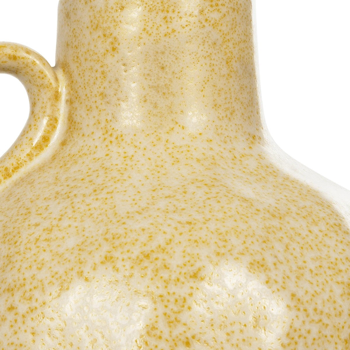 SCHEELITE 21507 Διακοσμητικό Κεραμικό Βάζo Μπεζ Φ15 x Υ17 cm