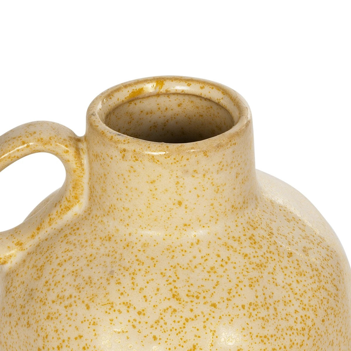 SCHEELITE 21508 Διακοσμητικό Κεραμικό Βάζo Μπεζ Φ11 x Υ12 cm