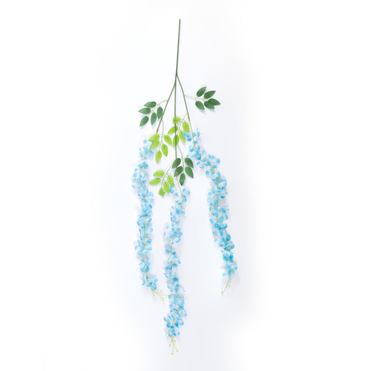 BLUE WISTERIA FLOWER BRANCH 21515 Σετ 12 Τεχνητά Διακοσμητικά κλαδιά Βιστέριας Μπλέ Φ45 x Υ120cm