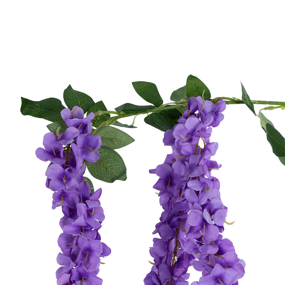 PURPLE WISTERIA FLOWER BRANCH 21517 Τεχνητό Διακοσμητικό κλαδί Βιστέρια Μωβ Φ45 x Υ164cm