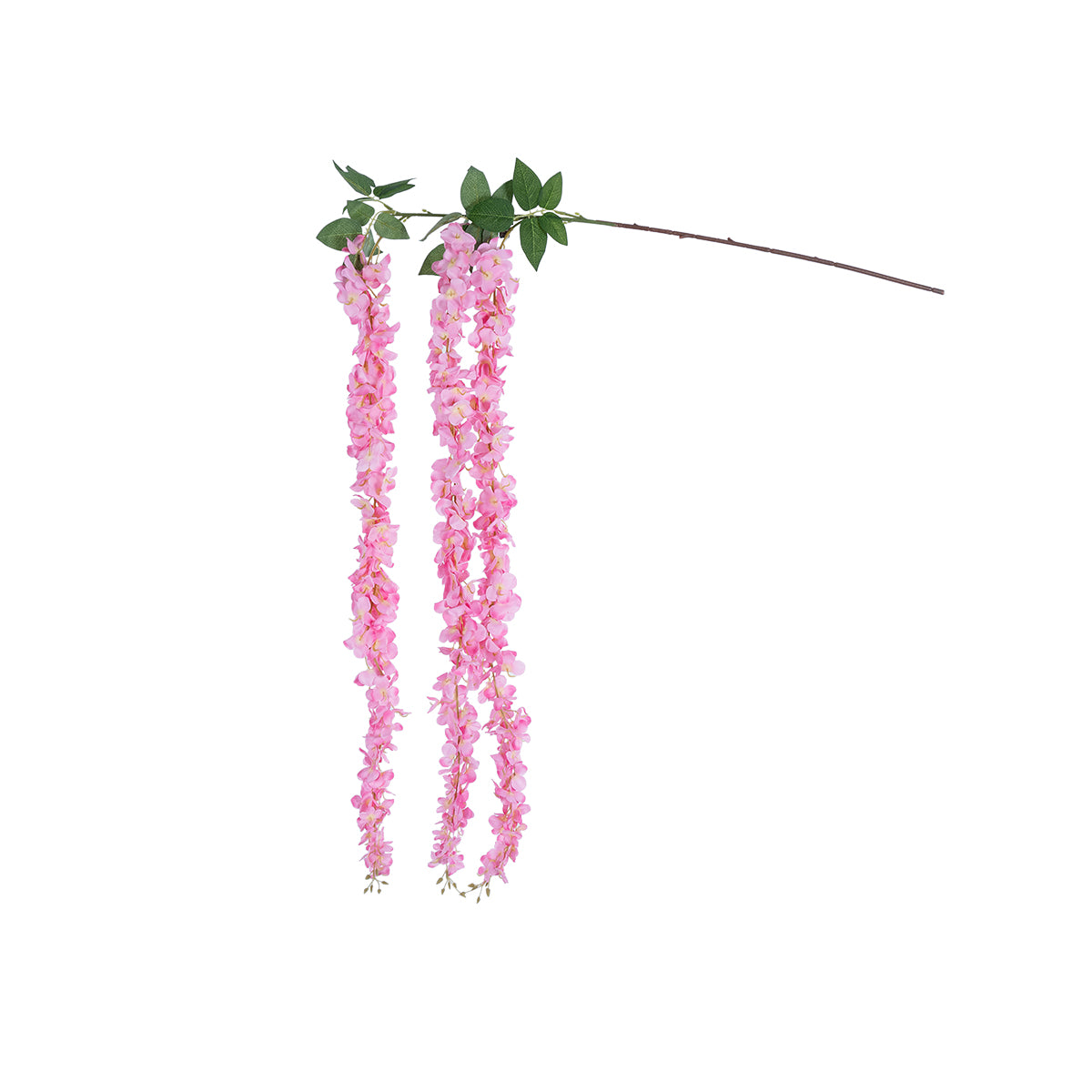 PINK WISTERIA FLOWER BRANCH 21518 Τεχνητό Διακοσμητικό κλαδί Βιστέρια Ροζ Φ45 x Υ164cm