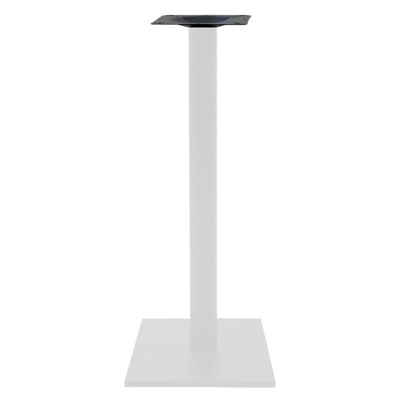 Βάση Τραπεζιού Bar Staid Μεταλλική Λευκή-Μαύρη 40x40x94