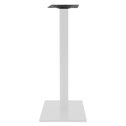Βάση Τραπεζιού Bar Staid Μεταλλική Λευκή-Μαύρη 40x40x94
