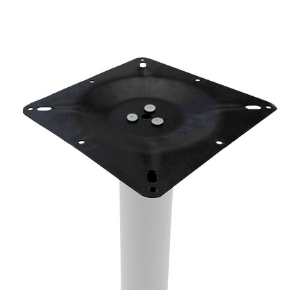 Βάση Τραπεζιού Bar Staid Μεταλλική Λευκή-Μαύρη 40x40x94